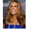 20'' Long Wavy Without Bangs Lace Front Synthetic Wendy Williams  African American Women Hair