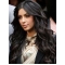 20'' Glamorous Long Body Wave Without Bangs Lace Front Human Hair Kim Kardashian Hairstyle wigs
