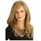 Fashionable Blonde Wavy 100% Hand-Tied Monofilament Remy Human Hair  Long Women Wigs