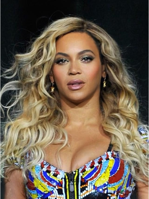 New Arrival Beyonce 18 Inches Human Hair Lace Wig Free Shipping