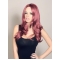Convenient Red Wavy Long Celebrity Wigs