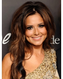 Fantastic Long Wavy Auburn Layered Cheryl Cole Inspired Wigs