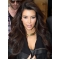 Amazing Elegant Kim Kardashian Hairstyle Long Loose Wavy Brown Lace Wig 100% Human Hair 24 Inches