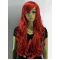 24 Inches Long Wavy Capless Synthetic Red Wigs