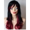 24 Inch wavy Lace Front 100% Remy Hair Ombre Wigs