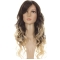 New Arrival 24 Inch long Wavy Style Lace Front 100% Remy Hair Ombre Wigs