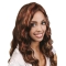 Soft Auburn Wavy Long Human Hair Full Lace Wigs