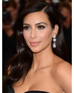 Top Wavy Long Brown Kim Kardashian Wigs