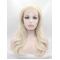 20" Wavy Blonde Layered Synthetic Lace Front Long Wigs
