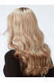 20" Curly Capless Blonde Layered Ladies Long Wigs