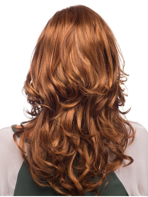 18" Curly Lace Front Synthetic Wigs