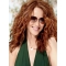 Ideal Long Curly Lace Front Copper Wigs 18 Inch