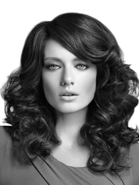 Best Black Curly Synthetic Long Wigs