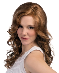Lace Front Curly Synthetic Radiant Long Wigs