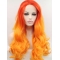 Synthetic Lace Front  Curly Ombre/2 Tone Without Bangs Long Women Wigs