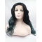 Synthetic Long Curly  Without Bangs Ombre/2 Tone Lace Front Wigs For Women