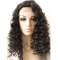   Curly Without Bangs Black Shoulder Length Lace Front Synthetic Women Wigs