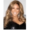 Curly Capless Long Blonde  Without Bangs Synthetic Women Wendy Williams Wigs