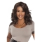 Trendy Brown Curly Capless Long Human Hair  Women Wigs & Half Wigs