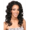 Shining Brown Curly Capless Long Human Hair Wigs & Half Women Wigs