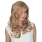 Blonde Curly Remy Human Hair Stylish Long Women Wigs
