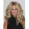 Incredible Blonde Curly Long Human Hari Kim Zolciak Women Wigs
