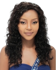 Wholesome Black Curly Capless Long Human Hair African American Women Wigs