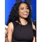 Sassy Black Capless Curly Long Nicki Minaj Human Hair Women Wigs