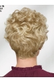 Curly Blonde Short 8" Trendy Classic Wigs For Old Women