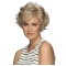 Layered Synthetic Hair Short Wavy 8 Inches Lace Front Wigs for Older Women