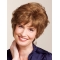 Tempting Auburn Curly Short Classic Human Hair Wigs For Older Women