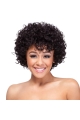 Auburn Natural Looking Classic Curly Short Synthetic Wigs For Women