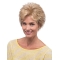 Lovely Short Blonde Lace Front Classic Curly Synthetic Wigs For Women
