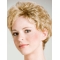 Fascinating Fluffy Short Curly Blonde Synthetic Capless Hair Wigs 10 Inches For Women