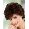 Preferential Natural Looking Auburn Curly Short Classic Heat Friendly Synthetic Wig
