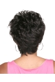 Glamorous Natural Looking Black Curly Short African American Wigs For Black Women
