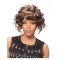 Incredible Brown Curly Short African American Wigs
