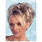 Blonde Curly Short Human Hair Wigs & Half Wigs