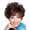 Brown Unique Layered Curly Short Wigs