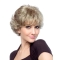 Blonde Curly Synthetic Top Short Wigs