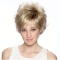Blonde Curly Synthetic Soft Short Wigs