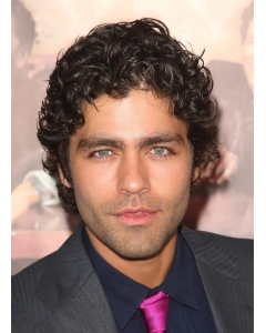 Brown Curly Short Men Wigs