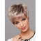 New Arrival Synthetic Platinum Blonde Straight 8" Layered Lace Front Wigs 