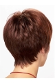 8" Straight Capless Synthetic With Bangs Ladies Short Wigs