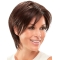 Synthetic Layered Auburn Straight 8" Short Wig