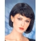Synthetic Short Straight Black Flexibility Classic Wigs