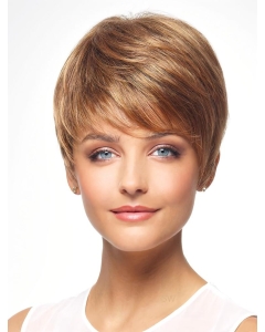 Auburn 8" Boycuts Capless Synthetic Wigs