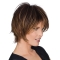 Popular Brown Straight Short Human Hair Wigs