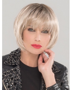 Platinum Blonde Monofilament 10" Synthetic Bob Wigs