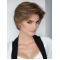Short Straight Brown Layered 100% Hand Tied Synthetic Wigs